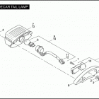SIDECAR FOR FLHT 8SLX FLHT SIDECAR (2009) SIDECAR TAIL LAMP