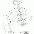 FLHTCU4 CVO (Japan only) (2009) ROCKER ARM ASM. & PUSH RODS (REAR SHOWN) - NON JAP...