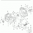 FLTR3 CVO (Japan only) (2009) CRANKCASE & ENGINE - OIL FILTER & COOLER - NON JAP...