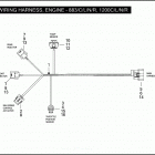 XL883N 4LE2 IRON 883 (2009) WIRING HARNESS, ENGINE - 883 / C / L / N / R, 1200...