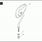 FLHTCUTG 1MAM TRI GLIDE ULTRA CLASSIC (2009) Зеркало