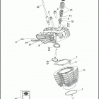 FXDFSE 1PW8 CVO FAT BOB (2009) CYLINDERS, HEADS, VALVES