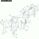 FLHTCU4 CVO (Japan only) (2009) FAIRING LOWERS