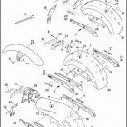 FXDF 1GY4 DYNA FAT BOB (2009) FENDERS & FENDER COVERS