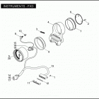 FXD 1GM4 DYNA SUPER GLIDE (2009) INSTRUMENTS - FXD