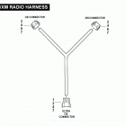 FLHTCU4 CVO (Japan only) (2009) CB / XM RADIO HARNESS