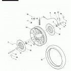 FLHTCU4 CVO (Japan only) (2009) Переднее колесо