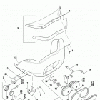 FLTR3 CVO (Japan only) (2009) WINDSHIELD, FAIRING & HEADLAMPS
