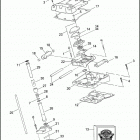 FLHT 1FV4 ELECTRA GLIDE STANDARD (2009) ROCKER ARM ASSEMBLY & PUSH RODS - TWIN CAM 96 ™