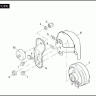 FXSTSSE2 1PT9 CVO SOFTAIL SPRINGER (2008) Клаксон