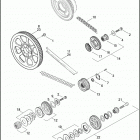 FLSTSB 1JM5 CROSS BONES (2009) BELTS, CHAINS, SPROCKETS