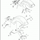 TLE for FLTR SP STANDARD SIDECAR (2009) Задний бампер