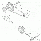 FLHTCU4 CVO (Japan only) (2009) BELTS, CHAINS & SPROCKETS