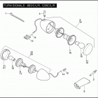 XL883R 4CS2 SPORTSTER 883R (2009) TURN SIGNALS - 883 / C / L / R, 1200C / L / R