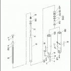 FLHTCUSE4 1PR8 CVO ULTRA CLASSIC (2009) FRONT FORK - TUBE ASSEMBLIES & SLIDERS