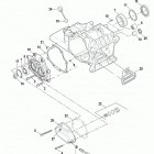 FLHTCU4 CVO (Japan only) (2009) TRANSMISSION BEARINGS & COVERS