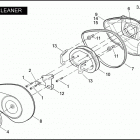 FXD 1GM4 DYNA SUPER GLIDE (2008) Воздушный фильтр