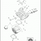 XL883N 4LE2 IRON 883 (2009) CYLINDER, HEAD, & VALVES - 883 / C / L / N / R, 12...