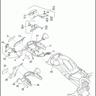 VRSCAW 1HFH VRSCAW V-ROD (2009) TAIL LAMP, REAR TURN SIGNALS, & LICENSE PLATE BRAC...