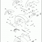 FLST 1JE5 HERITAGE SOFTAIL (2009) FRONT FENDER - ALL MODELS EXCEPT FLSTSB