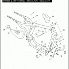 XL883N 4LE2 IRON 883 (2009) FRAME & JIFFY STAND - 883 / C / L / N / R, 1200C /...