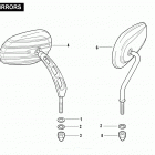 FLHTCU4 CVO (Japan only) (2009) Зеркало