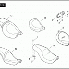 FXDF 1GY4 DYNA FAT BOB (2009) SEATS
