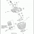 FLSTSB 1JM5 CROSS BONES (2009) CYLINDERS, HEADS, VALVES - TWIN CAM 96 ™