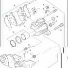 XL883N 4LE2 IRON 883 (2009) REAR BRAKE CALIPER - 883 / C / L / N / R, 1200C / ...