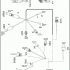 XL883N 4LE2 IRON 883 (2009) WIRING HARNESS, MAIN - 883 / C / L / N / R, 1200C ...
