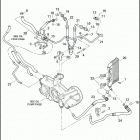 XR1200 1LA6 XR1200 (2009) OIL LINES & COOLER - XR1200