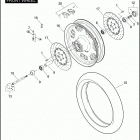FXDFSE 1PW8 CVO FAT BOB (2009) Переднее колесо