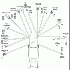 FLHPE 1FTM ROAD KING POLICE (2009) MAIN WIRING HARNESS - NON-ABS BRAKES - FLHP & FLHP...