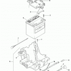 FLHTCU4 CVO (Japan only) (2009) BATTERY,TRAY& CABLES