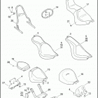 FXCW 1JJ5 ROCKER (2009) SEATS - FXCW, FXCWC, FXST, FXSTB & FXSTC