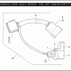 SIDECAR FOR FLHT 8SLX FLHT SIDECAR (2009) HARNESS, BANK ANGLE SENSOR FOR 2006, 2007 & 2008 M...