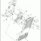 VRSCF 1HPH V-ROD MUSCLE (2009) RADIATOR  /  OIL COOLER
