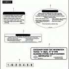 FLSTSB 1JM5 CROSS BONES (2009) Лейбл предостережения