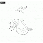 FXDFSE 1PW8 CVO FAT BOB (2009) Сиденье