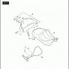 FLHTCUTG 1MAM TRI GLIDE ULTRA CLASSIC (2009) Сиденье