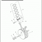 XR1200 1LA6 XR1200 (2009) PISTONS & FLYWHEEL ASSEMBLY