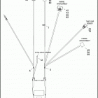 FLHT 1FV4 ELECTRA GLIDE STANDARD (2009) MAIN WIRING HARNESS - NON-ABS BRAKES (FAIRING MODE...