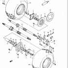 LT230E Quad Runner Rear wheel (model h)
