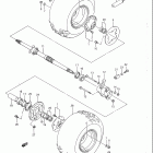 LT230E Quad Runner Rear wheel (model l / m / n / p)
