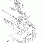 LT230E Quad Runner Rear swinging arm (model h)