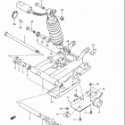 LT230E Quad Runner Rear swinging arm (model m / n / p)