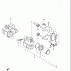 LT230E Quad Runner Передний суппорт тормозной