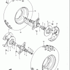 LT230E Quad Runner Переднее колесо