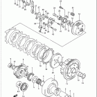 LT230E Quad Runner Сцепление