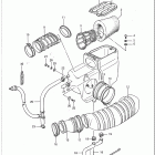 LT230E Quad Runner Воздухозаборник